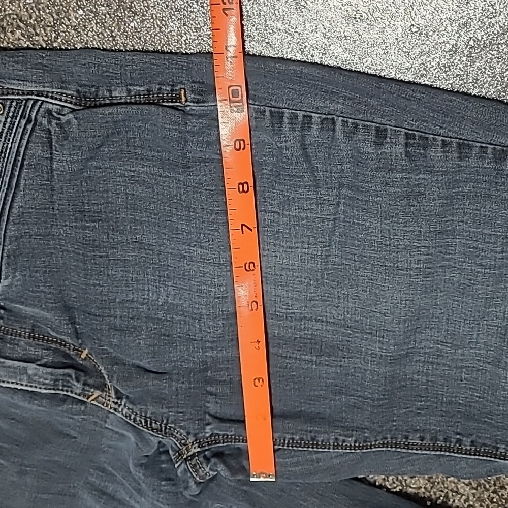 White House/ Black Market Blanc Low/mid-rise Trouser Leg Jeans Size 4R - Picture 7 of 12